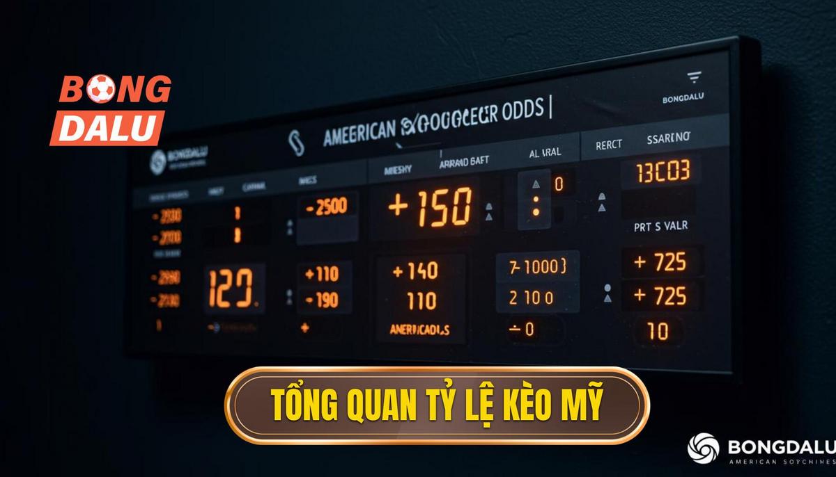 1. Tổng Quan Về Tỷ Lệ Kèo Bóng Đá Mỹ (American Odds)