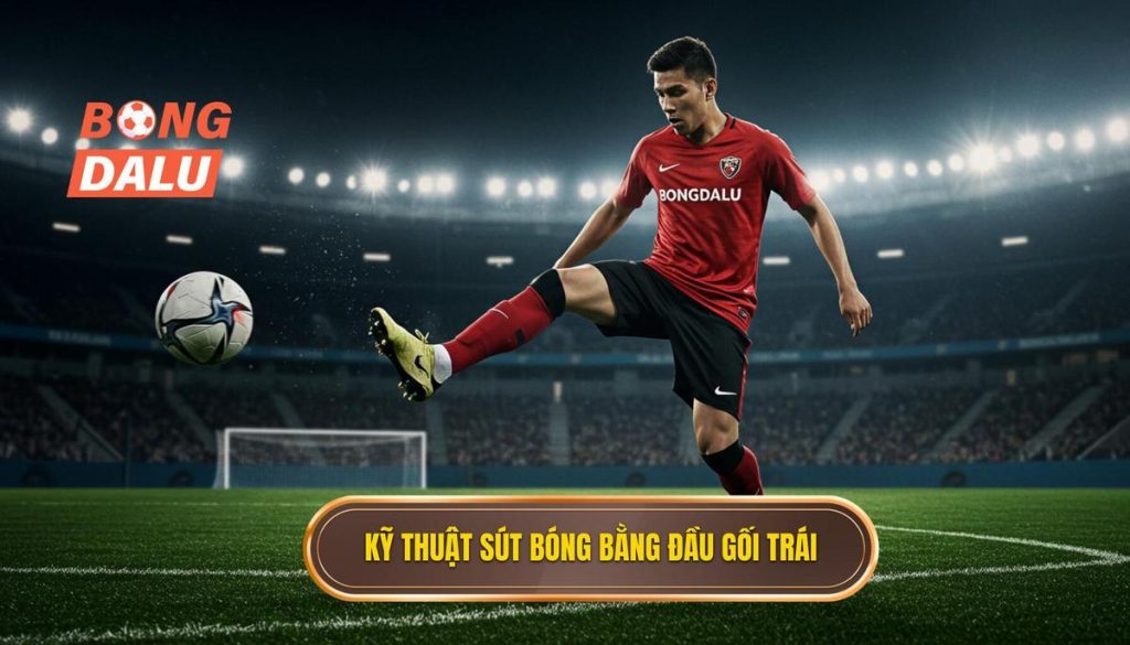 Kỹ thuật sút bóng bằng đầu gối trái