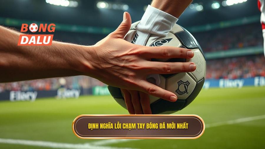 1. Định nghĩa lỗi chạm tay bóng đá mới nhất