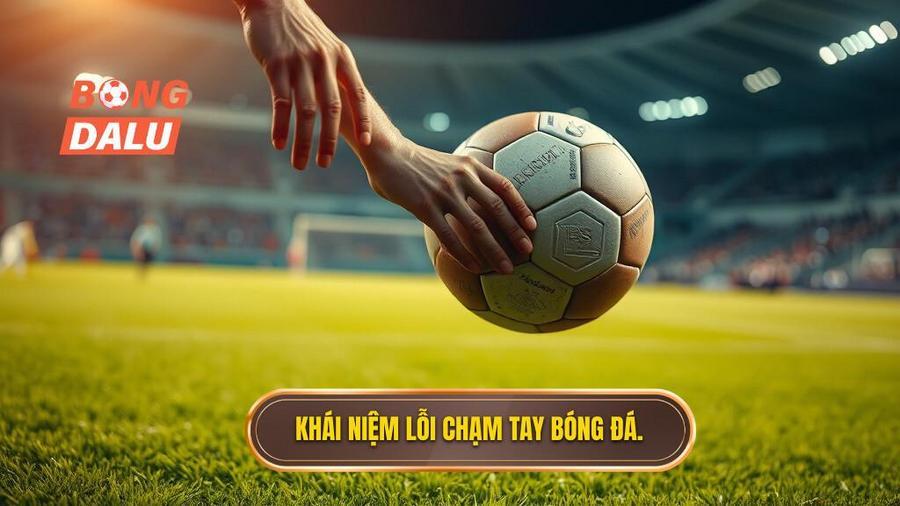 1. Khái niệm lỗi chạm tay bóng đá.