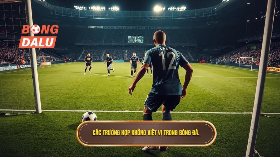 2. Các trường hợp không việt vị trong bóng đá.