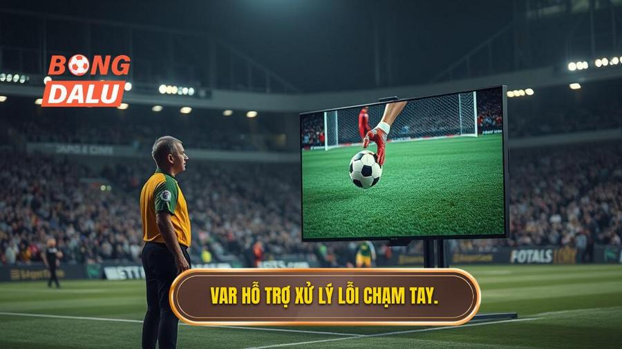 3. VAR hỗ trợ xử lý lỗi chạm tay.
