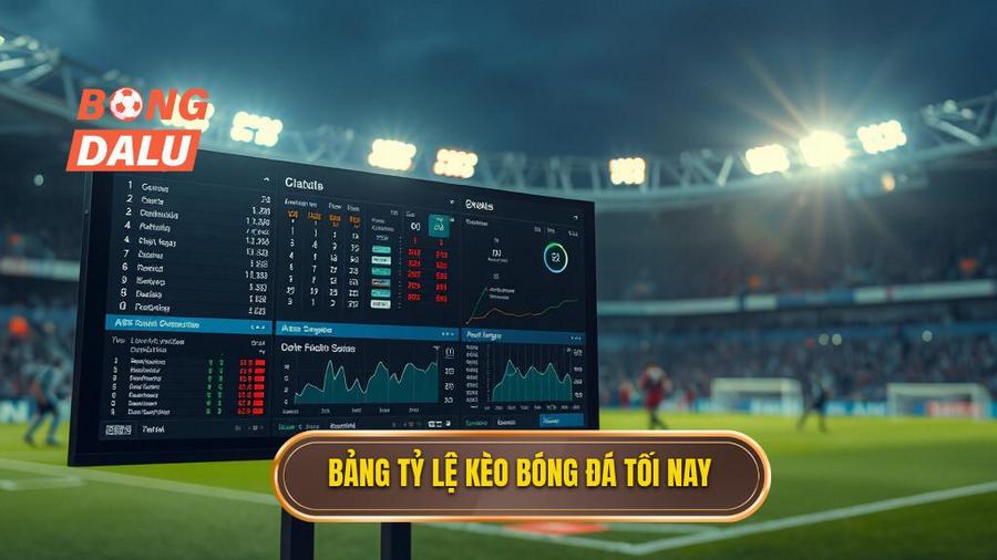 Bảng tỷ lệ kèo bóng đá tối nay