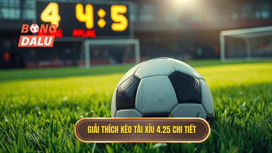 Giải thích kèo tài xỉu 4.25 chi tiết