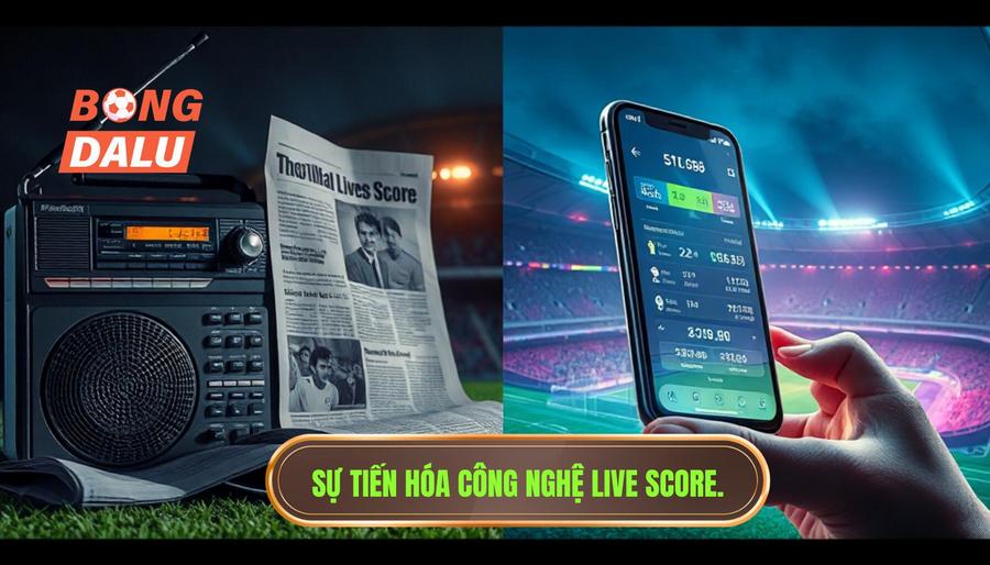 Sự tiến hóa công nghệ live score