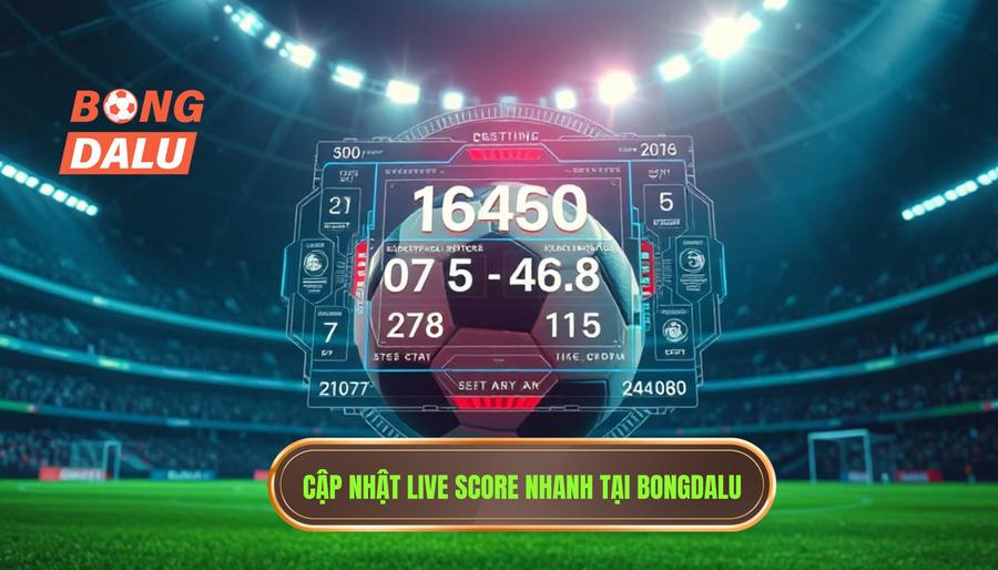 Cập nhật live score nhanh tại Bongdalu