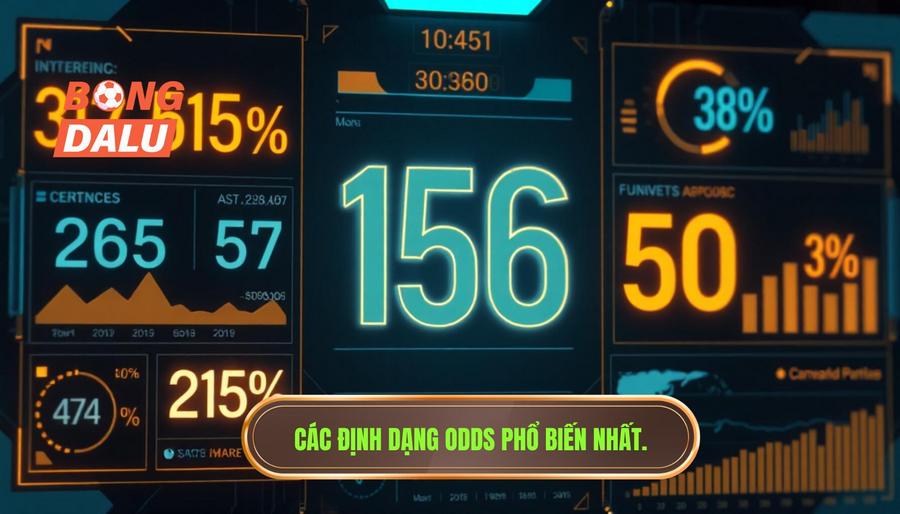 Các định dạng Odds phổ biến nhất